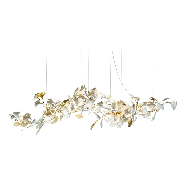 Stylish Petal-Glow Metal Chandelier