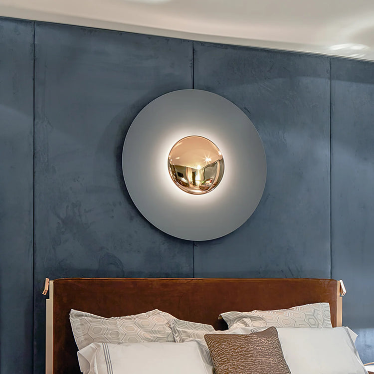 Moderne Disc-lignende Ironwork Wall Light