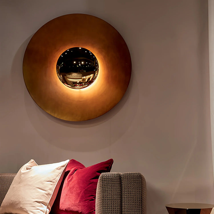 Moderne Disc-lignende Ironwork Wall Light