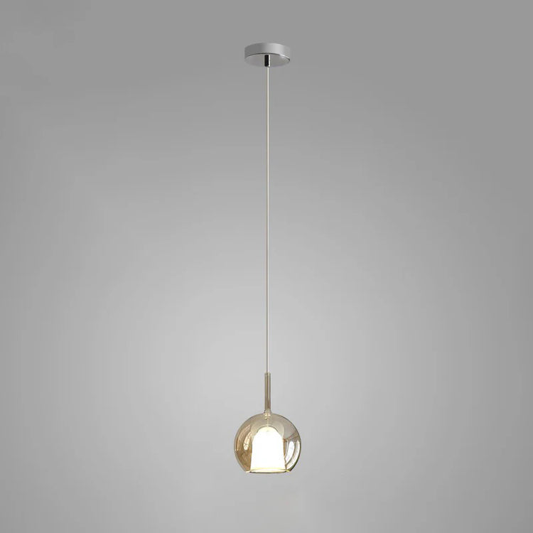 Minimalist Spherical Glass Pendant Light