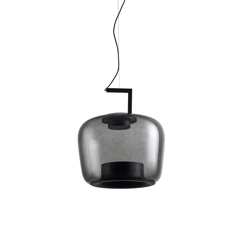 Suspension contemporaine en verre soufflé
