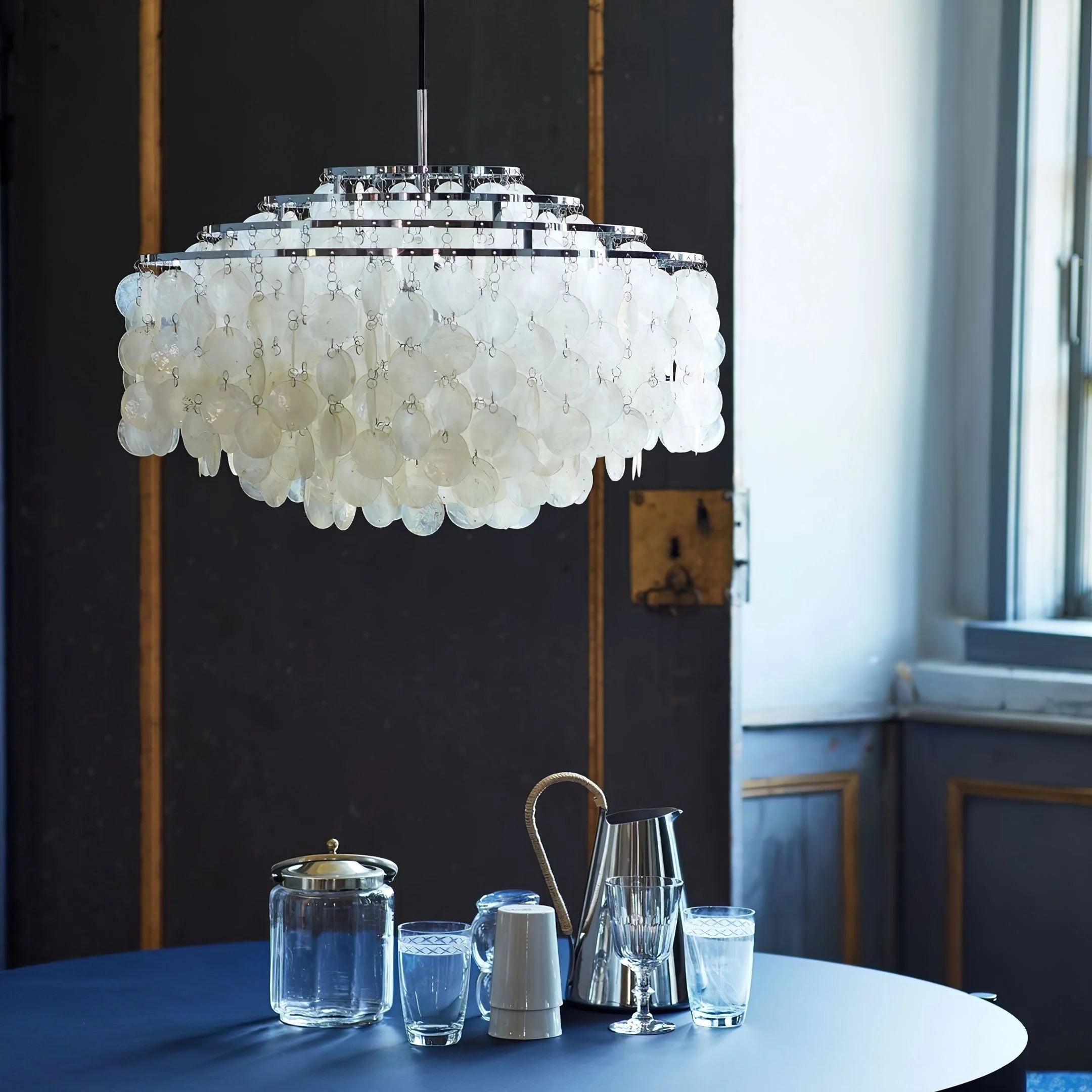 Lustre moderne en forme de nuage