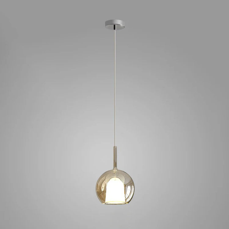 Minimalist Spherical Glass Pendant Light