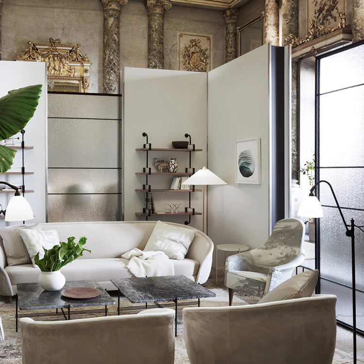 Minimalistisk Cone Bamboo Gulvlampe