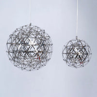 Silver Luster Ball Pendant Light