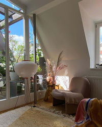 Orientalsk papirskygge lampe