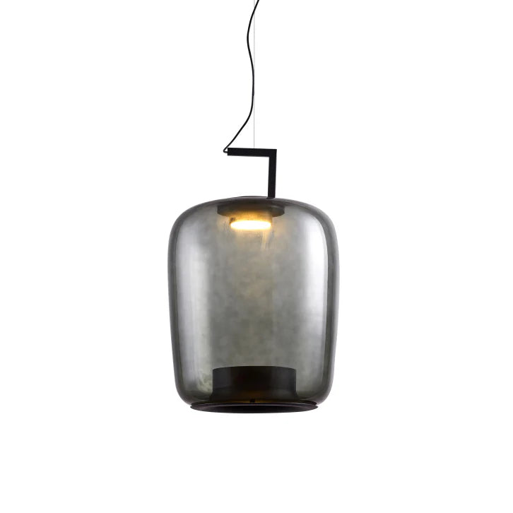 Suspension contemporaine en verre soufflé