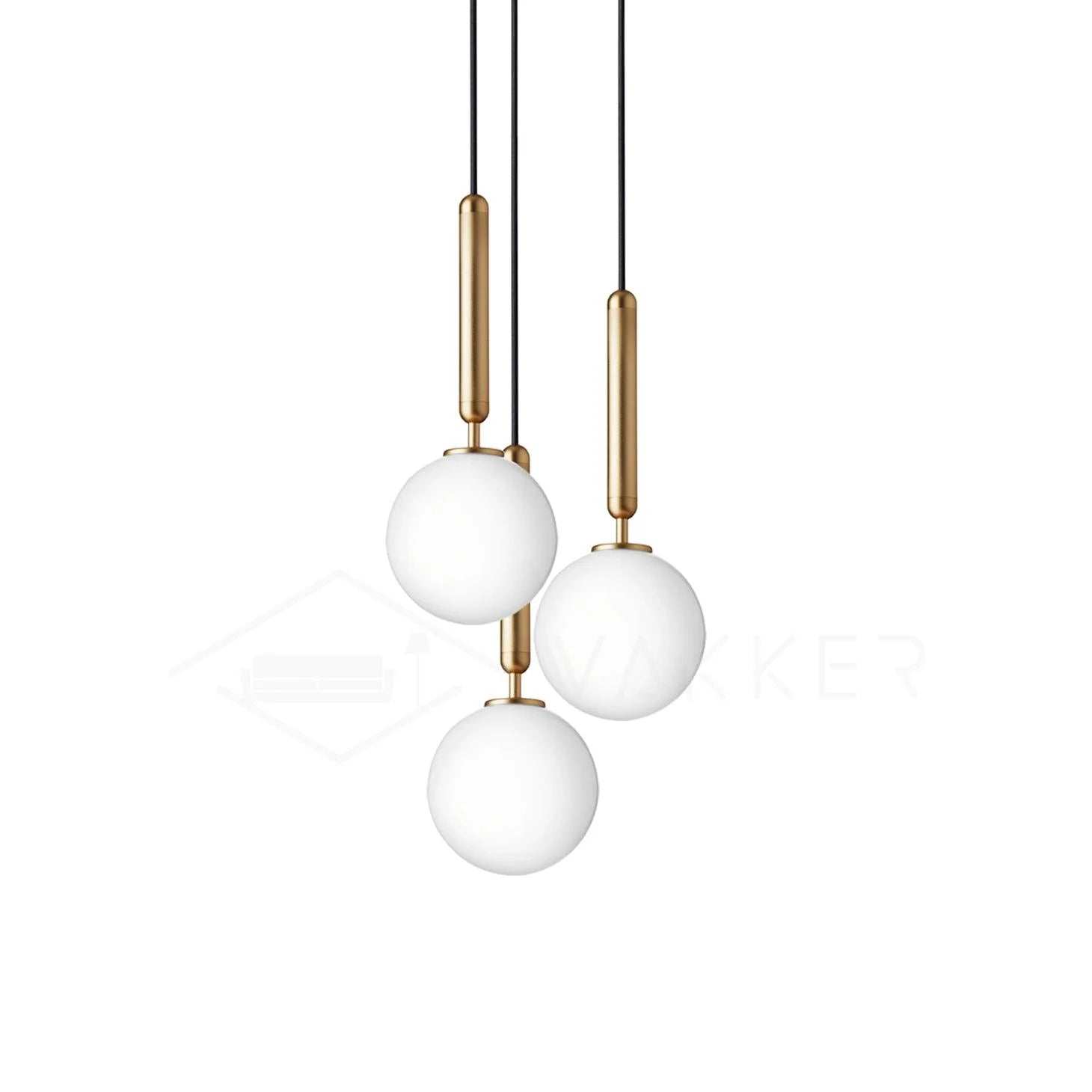 Petite suspension ronde moderne en verre