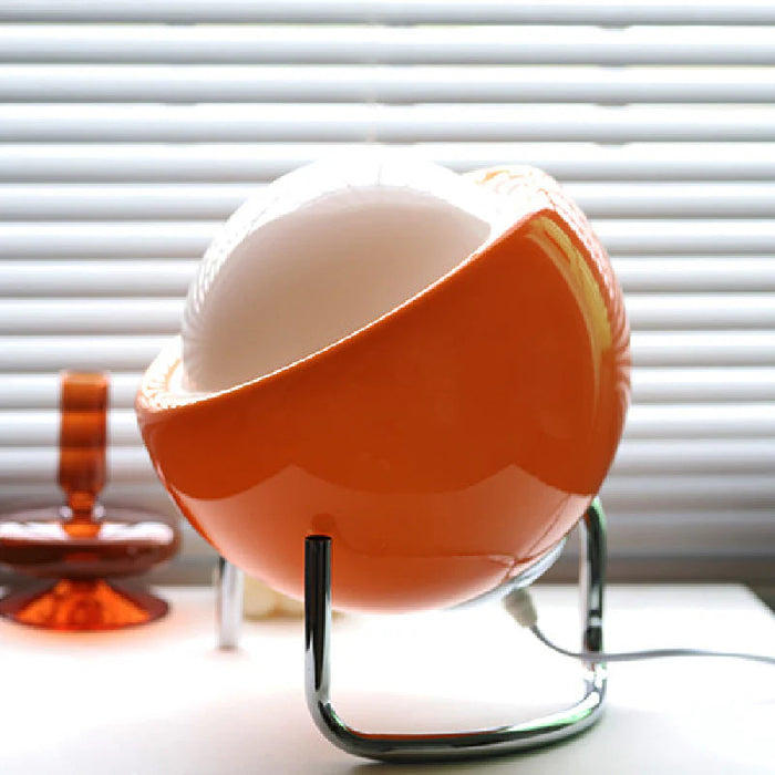 Vintage bauhaus ægform bord lampe
