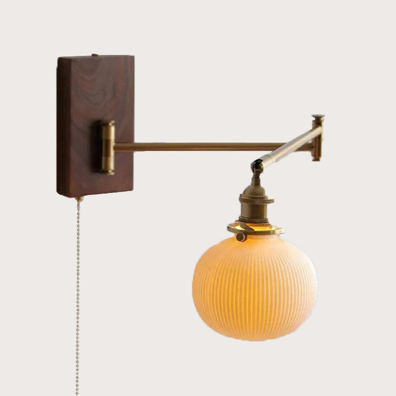 Applique murale réglable en bois moderne