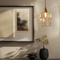 Glarefusion moderne retro glas pendellampe
