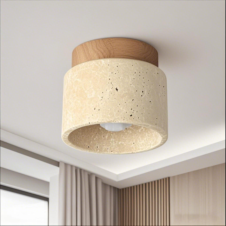 Lampada da soffitto moderna in stile creativo color crema