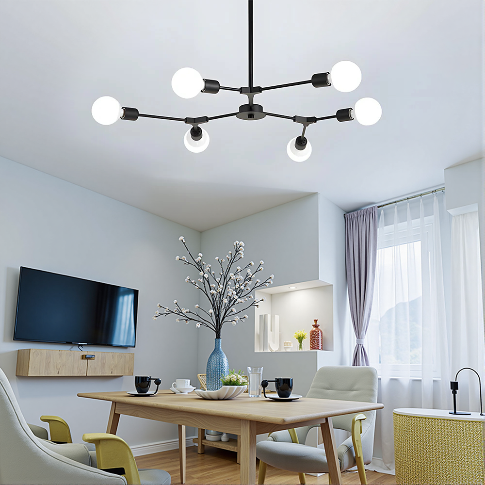 Moderna ed elegante plafoniera multipla Blubs