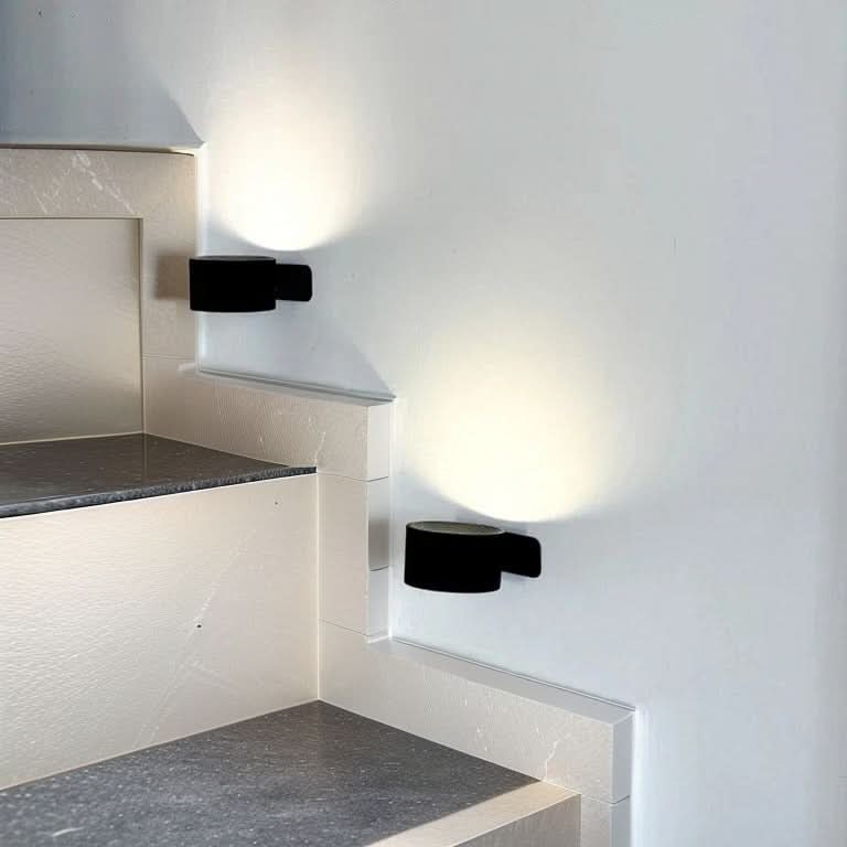 Glarefusion Moderna lampada da parete a LED ruotabile a 360°