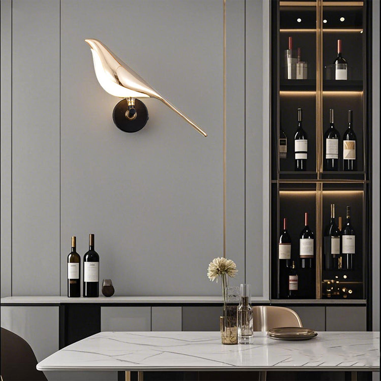 Glarefusion Modern Led Art Design Bird Wall Light