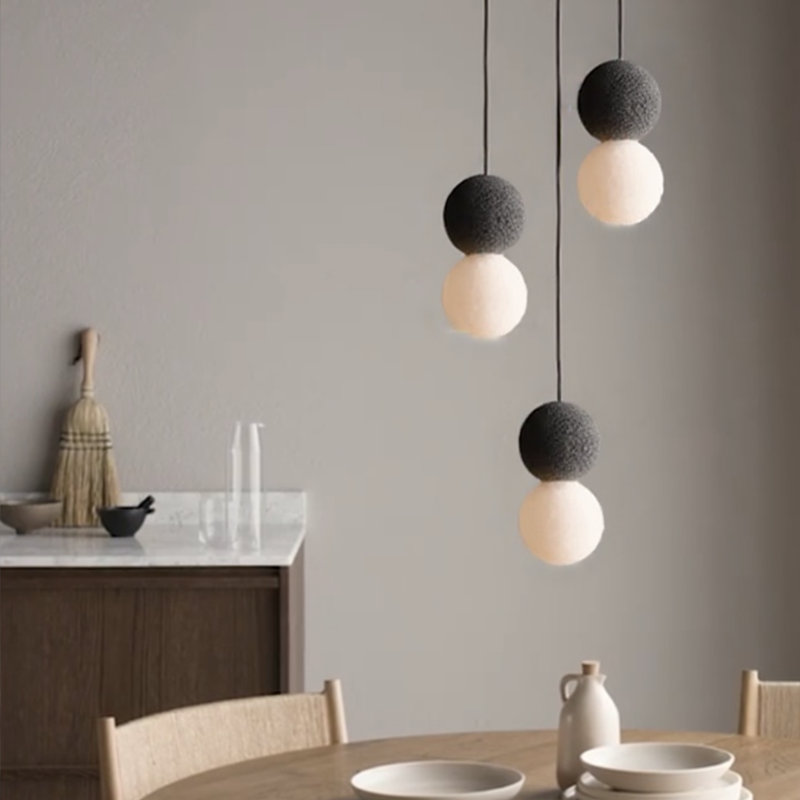 GLAREFUSIONE NORDIC MODERNIMENTO MODERN SEMPLICE TERRAZZO CHANDELIER