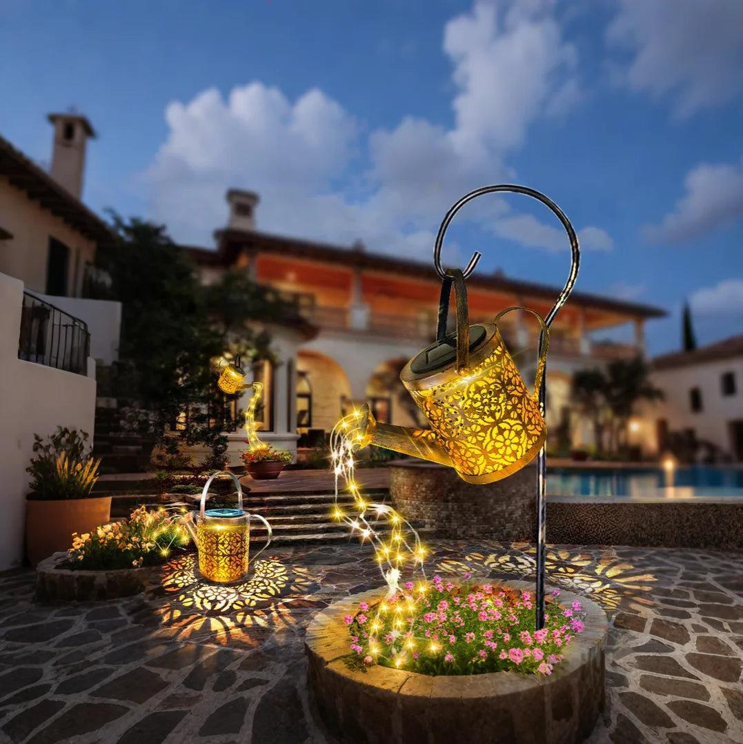 Magische Sonnenlampe mit Sonnenantrieb