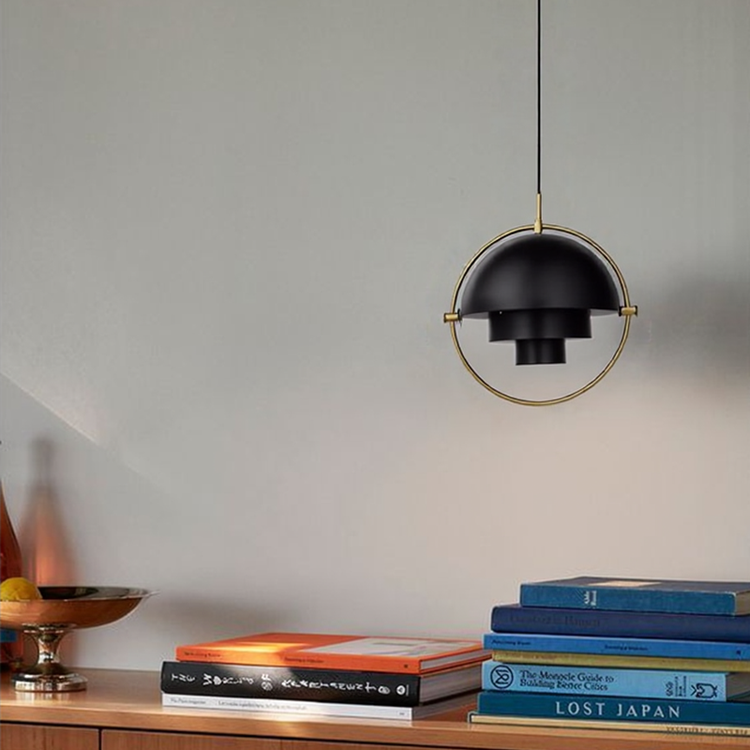 Glarefusion Creative Metal Ring Pendel i flere lag