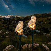 Kreative Solareulenlampe