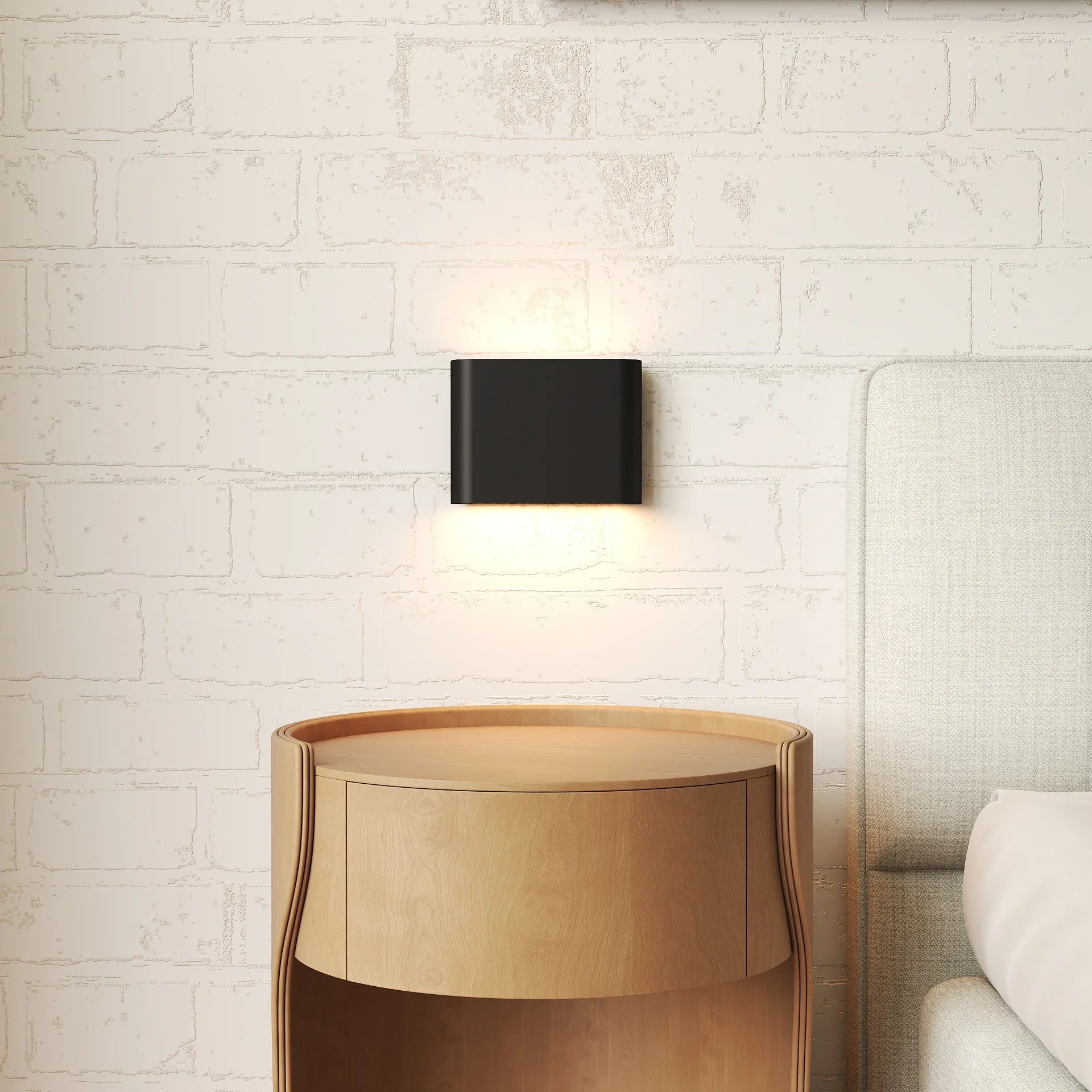 Lampada da parete a doppia testa impermeabile moderna ed elegante