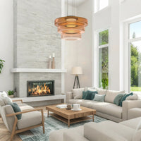 Bauhaus Style Glass Pendant Light