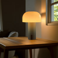 Moderne svamp bordlampe