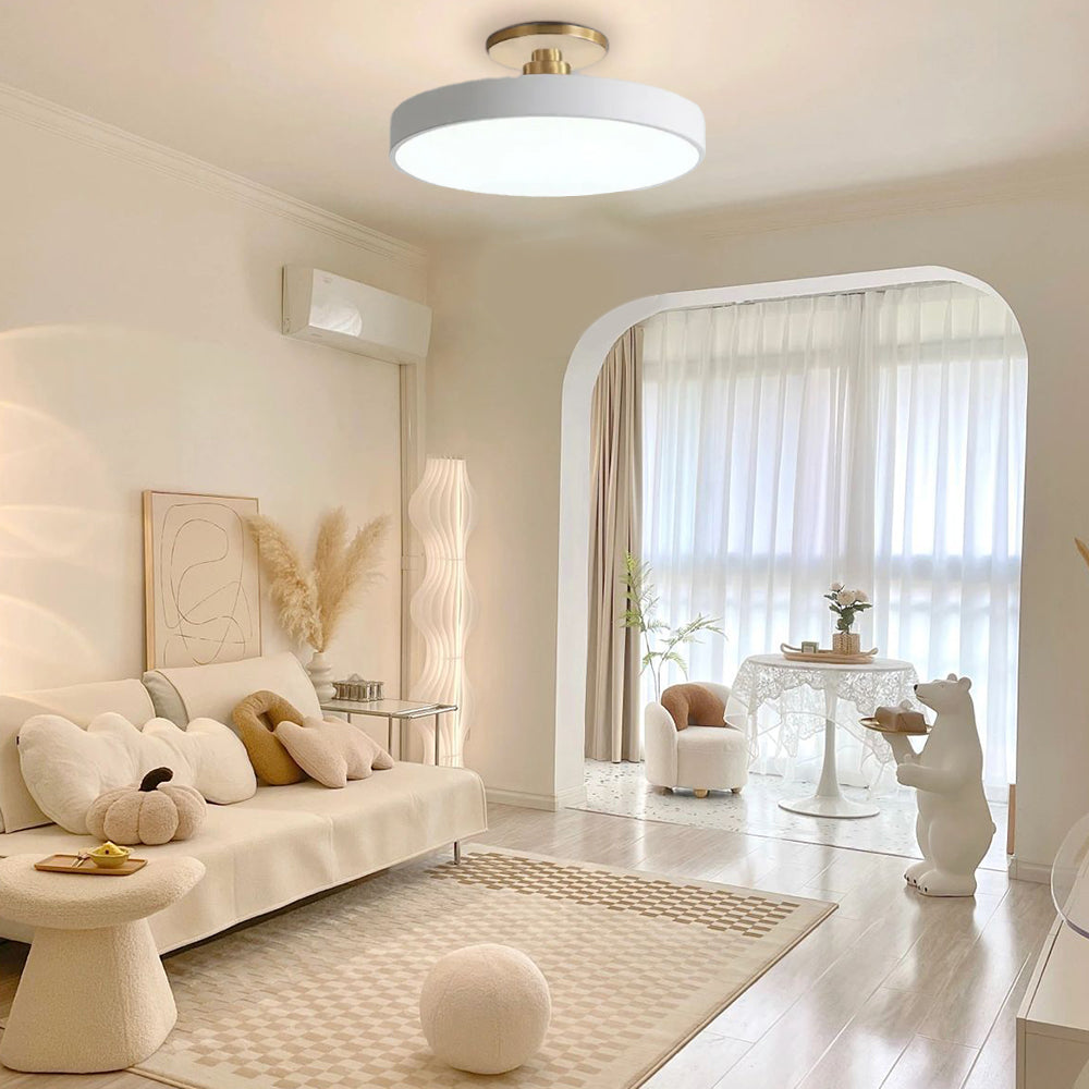 Luce del soffitto a filo a filo rotondo nordico