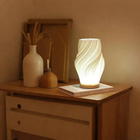 Chic Spiral Striped Shade Night Light Lampe