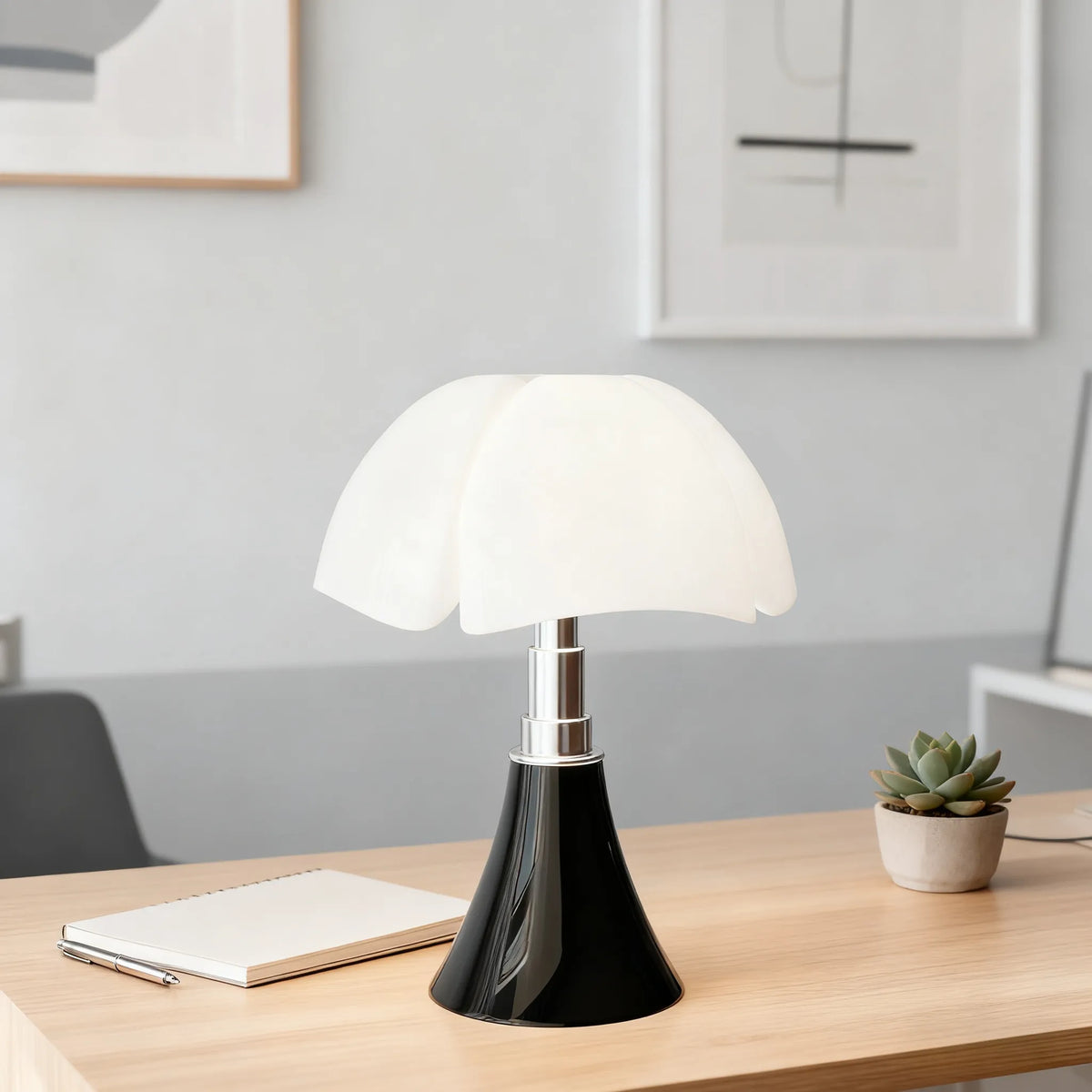 Lampada da tavolo moderna e creativa con fiori Glarefusion