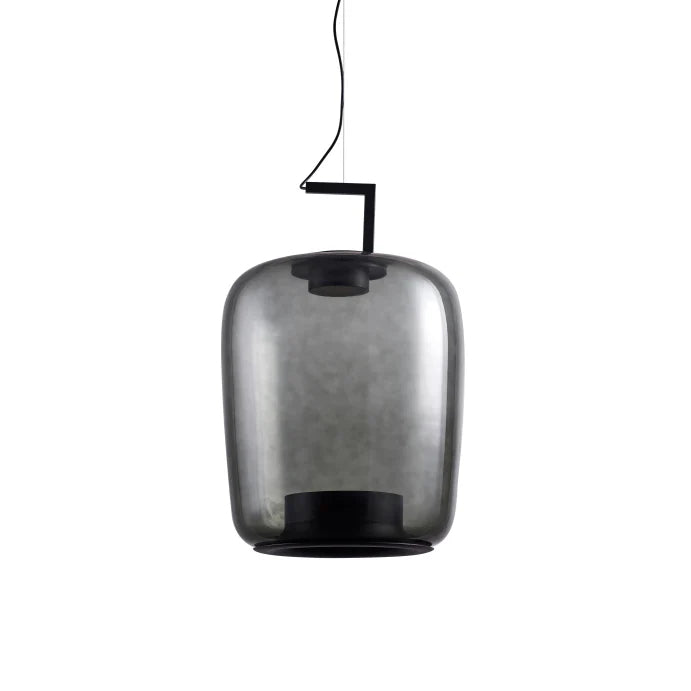 Suspension contemporaine en verre soufflé