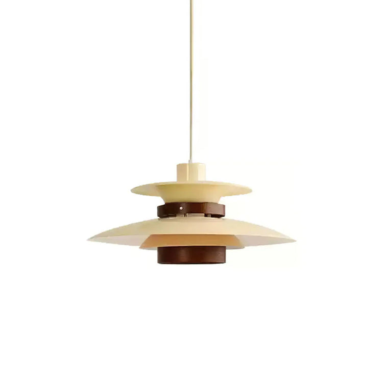 Modern Multi-layered Wooden Pendant Light