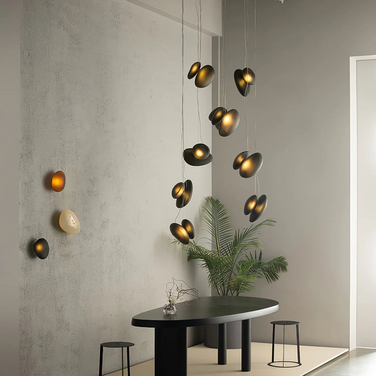 Opal Haze Pendant Light