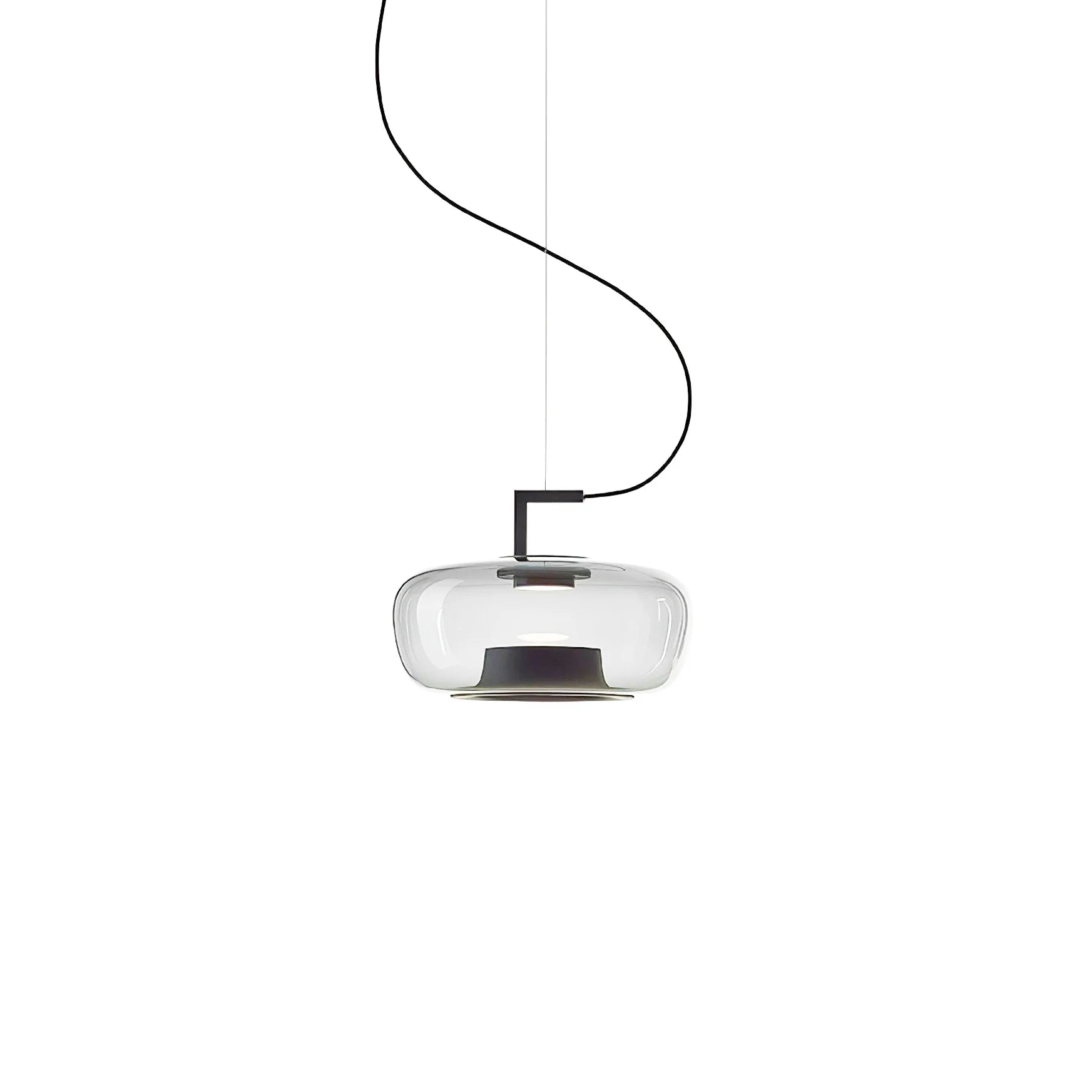 Suspension contemporaine en verre soufflé