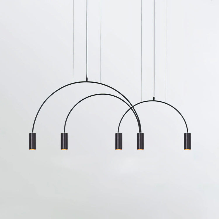 Minimalist Arc Iron Pendant Light