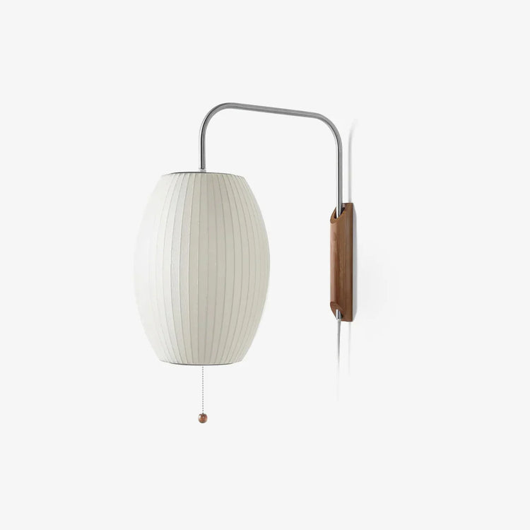 Moderne langstrakt afrundet væglampe