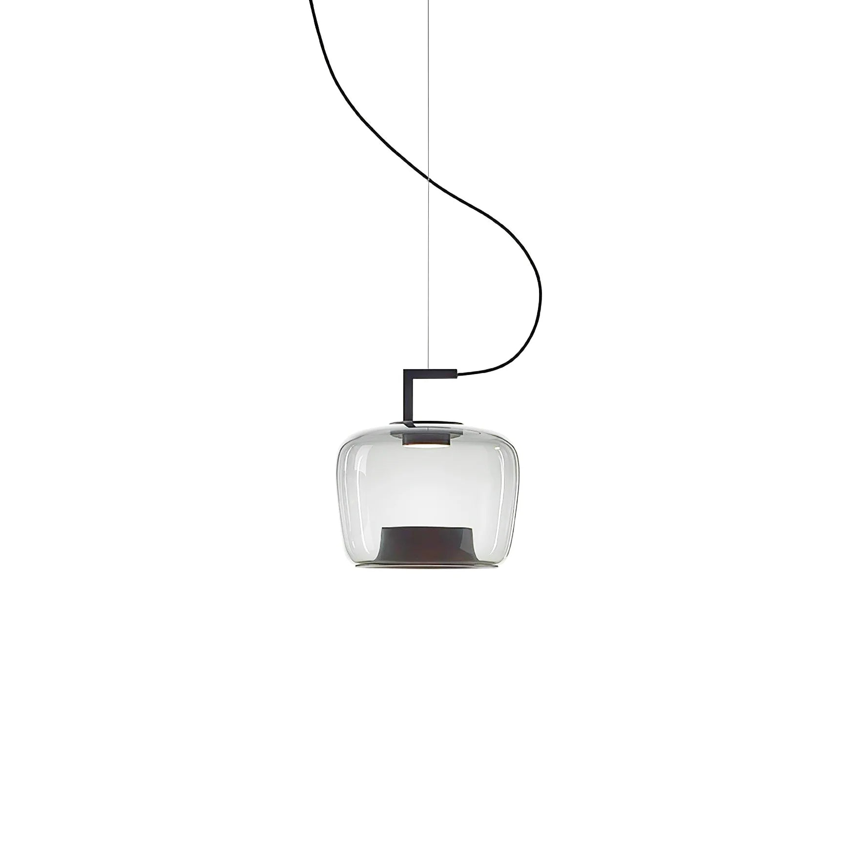 Suspension contemporaine en verre soufflé