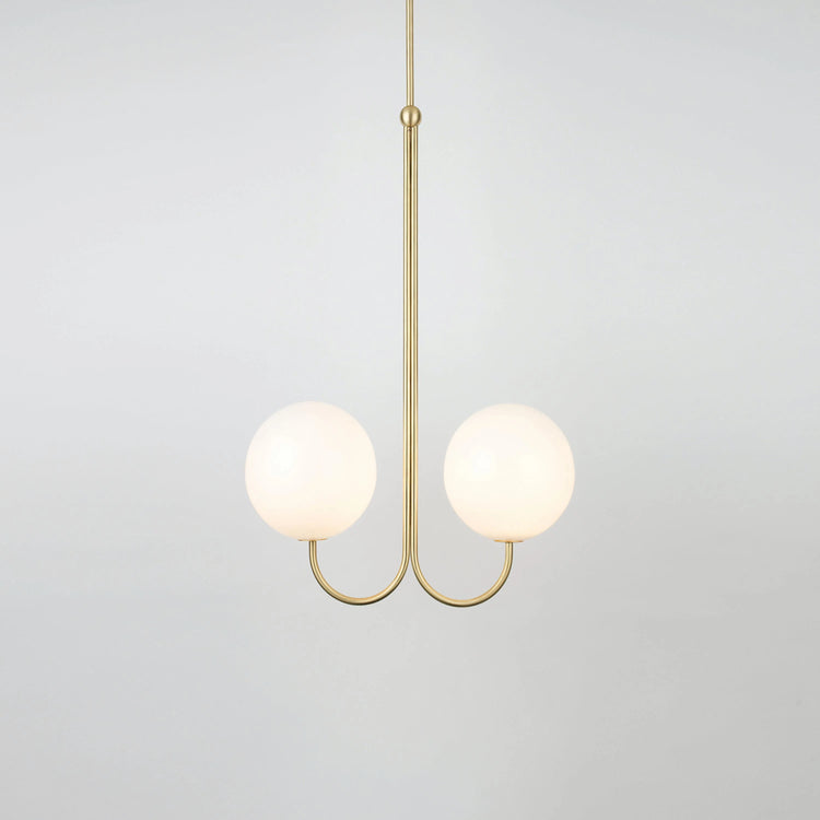 Moderne sfære glas pendel lys