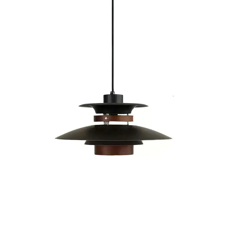 Modern Multi-layered Wooden Pendant Light