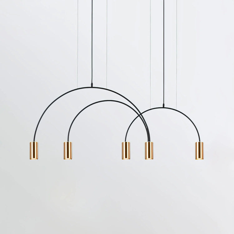 Minimalist Arc Iron Pendant Light