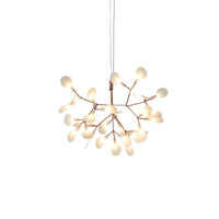 Rose guld glød lysekrone
