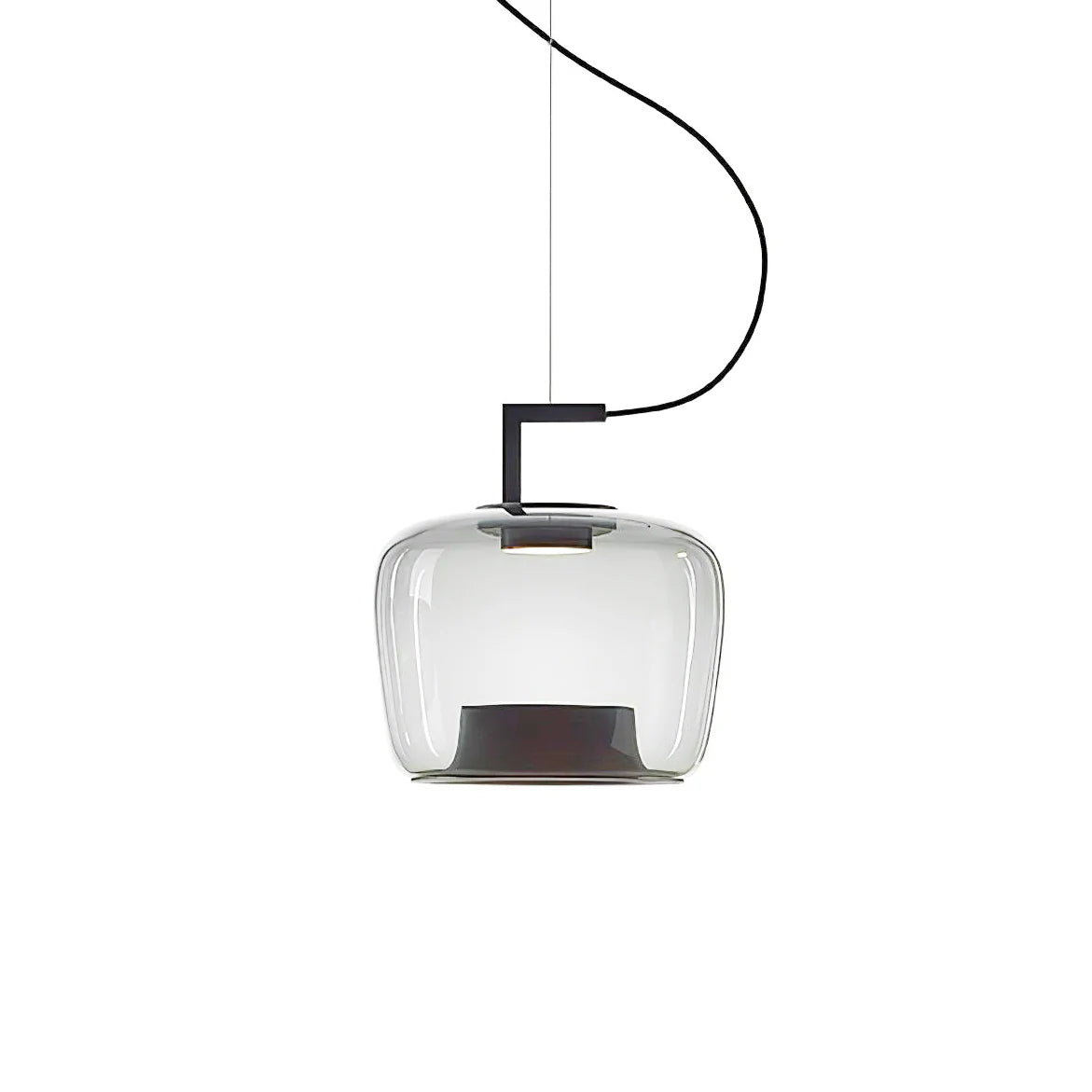 Suspension contemporaine en verre soufflé