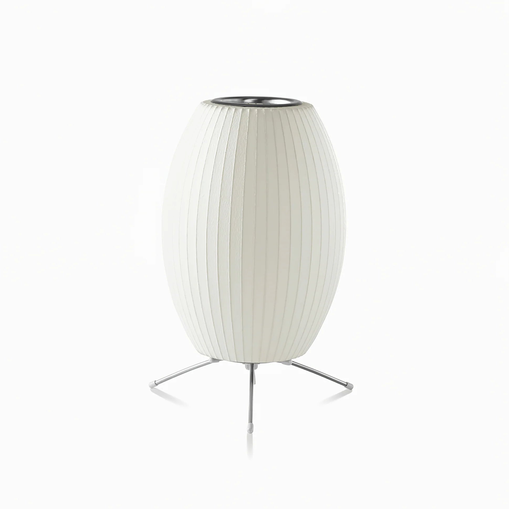 Classical Oval Imitation Silk Table Lamp