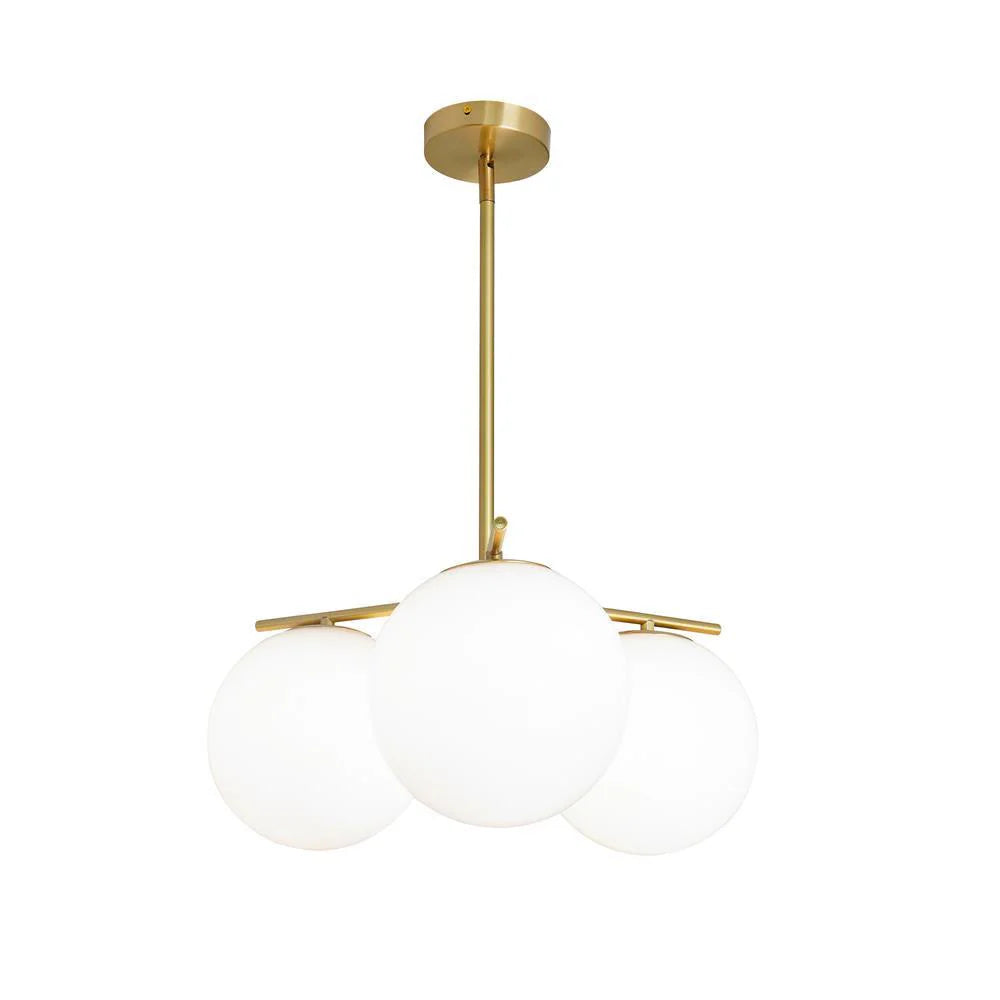 Lampadario a stelo orbitale