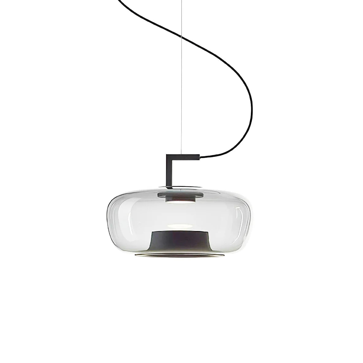 Suspension contemporaine en verre soufflé