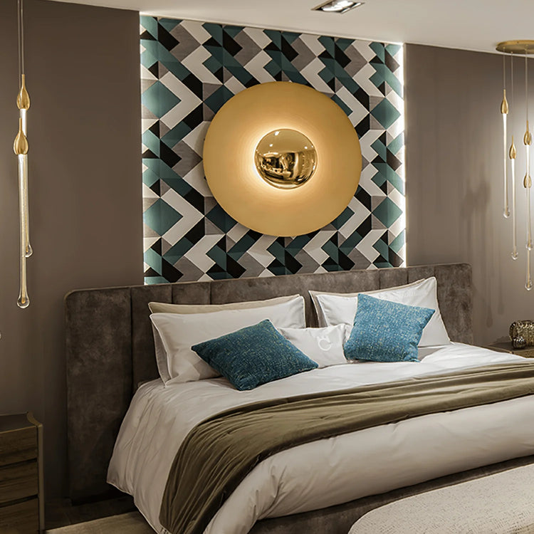 Moderne Disc-lignende Ironwork Wall Light