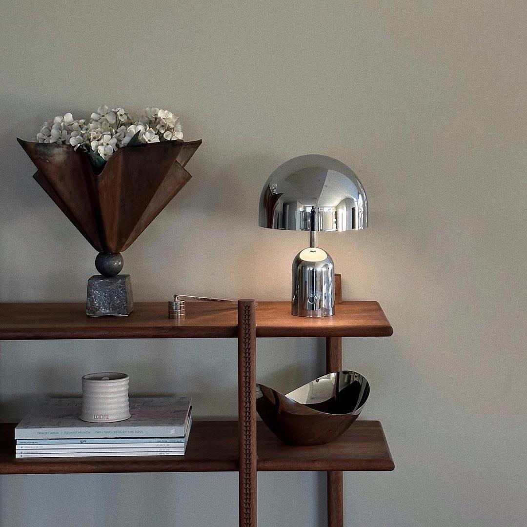 Modern Metallic Dome Iron Table Lamp