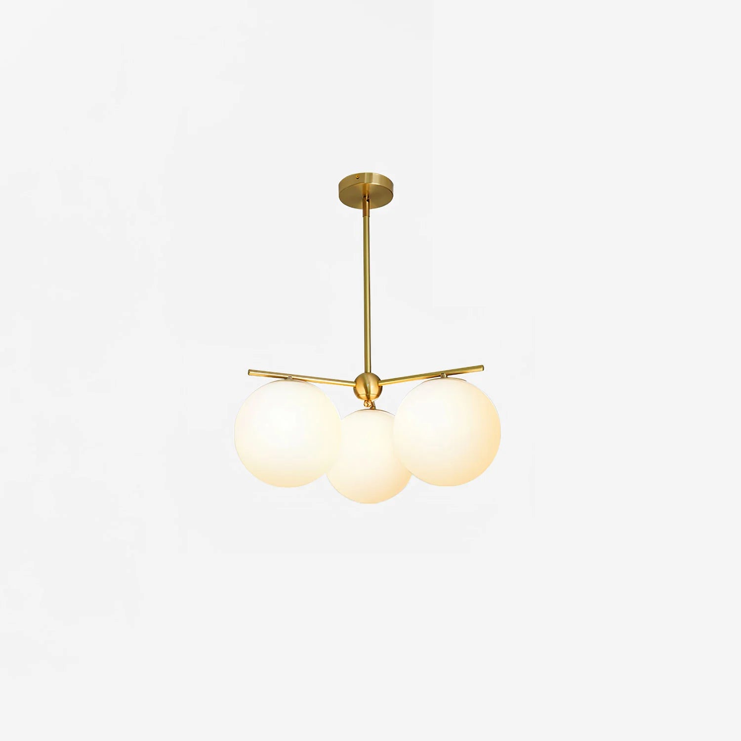 Lampadario a stelo orbitale