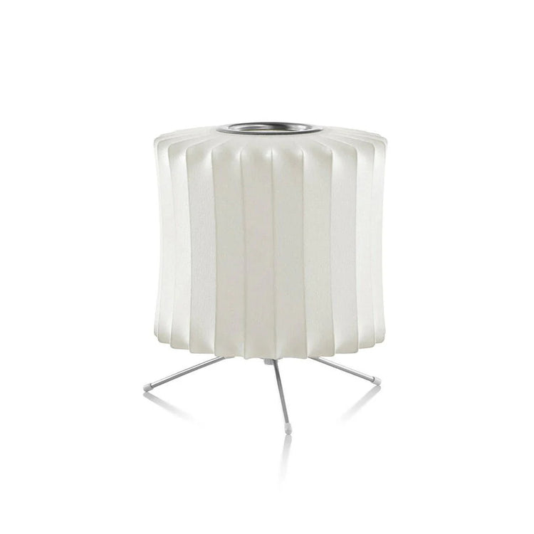 Klassisk oval imiteret silke bordlampe