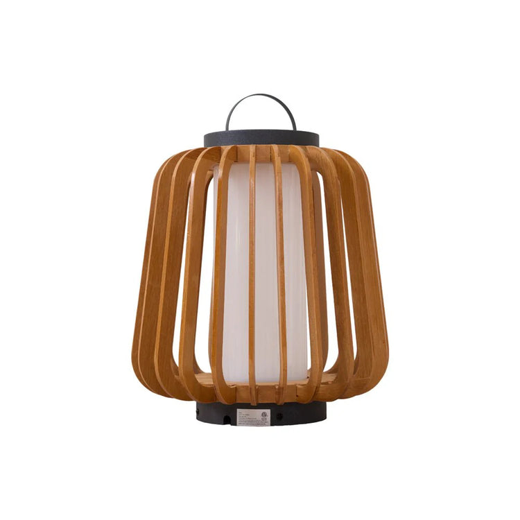 Modern Ribbed Acrylic Table Lamp