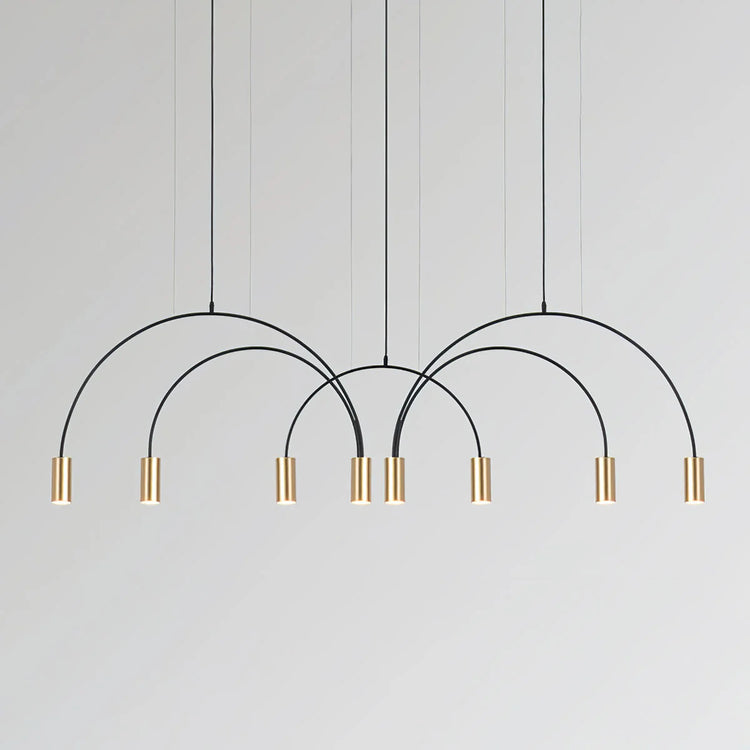 Minimalist Arc Iron Pendant Light